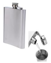 Porta Bebida Cantil De Bolso Aço Inox 254,7 Ml