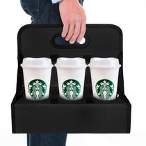 Porta-bebidas BOHEMIABY reutilizável para 6 xícaras, portátil com alça Porta-bebidas BOHEMIABY reutilizável para 6 xícaras, portátil com alça