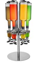 Porta Bebidas Giratório com Dosador Dispense para 6 Garrafas