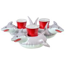 Porta-bebidas infláveis para piscina e banheira de hidromassagem, pacote com 3 unidades GoFloats Porta-bebidas infláveis para piscina e banheira de hidromassagem, pacote com 3 unidades GoFloats