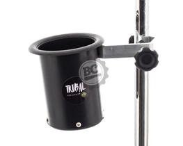 Porta Bebidas Tribal Percussion com Clamp pra apoiar copos, squeeze, latas, garrafas na estante