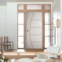 Porta Belissima 6 Prime Batente 09 Cm Fechadura Stilo Wc 72 X 2,10 Rodam Abertura Esquerda
