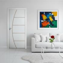 Porta Belissima 6 Prime Batente 11 Cm Fechadura Stilo Externa 82 X 2,10 Abertura Direita