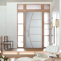 Porta Belíssima 6 Prime Batente 14 Puxador Barra Chata 60cm 82 X 210 Abertura Direita