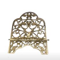 Porta Bíblia Bronze Livro Sagrado Religião Decoração Médio