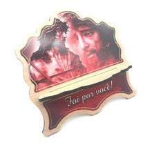 Porta Bíblia De Madeira Mdf Paixão De Jesus Cristo