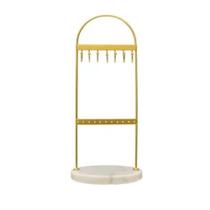 Porta Biju M Marmore e Metal 15x15