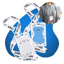 Porta Bilhete Único Passe De Ônibus Crachá Fofo Transparente