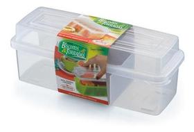 Porta Biscoito Agua E Sal E Torradas Em Plastico