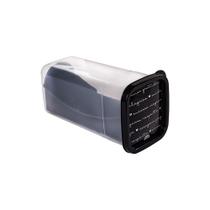 Porta Biscoito ou Torrada de Plástico Café da Manhã Decorado-Preto 22cm - Plasutil Porta Biscoito ou Torrada de Plástico Café da Manhã Decorado-Preto 22cm - Plasutil