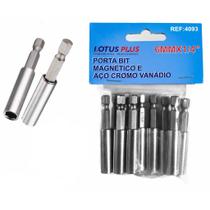 Porta Bits 6mm 1/4 Magnético Crv c/10 Peças