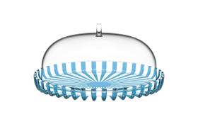 Porta Bolo com Domo em Bio Plástico não fóssil- 31xh16 cm - DolceVita - Turquesa - Guzzini Porta Bolo com Domo em Bio Plástico não fóssil- 31xh16 cm - DolceVita - Turquesa - Guzzini