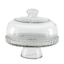 Porta bolo cristal 20 cm pequeno