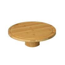 Porta Bolo, Doces e Tortas em Bambu Natural 28x9cm Grande Porta Bolo, Doces e Tortas em Bambu Natural 28x9cm Grande