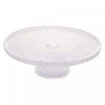 Porta Bolo em Cristal com Pé Queen 27990 - Wolff