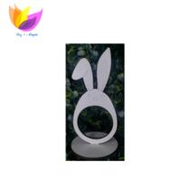 Porta Bombom Coelho Mdf Branco 10 Unidades