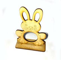 Porta Bombom formato Coelho da Páscoa em MDF