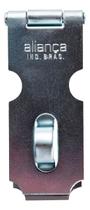 Porta Cadeado Aliança 63mm Zincado 81114 para Uso Geral Cinza Porta Cadeado Aliança 63mm Zincado 81114 para Uso Geral Cinza