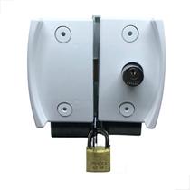 Porta Cadeado Vidro Vidro Alumínio Para Fechadura Preto Porta Cadeado Vidro Vidro Alumínio Para Fechadura Preto