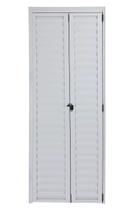 Porta Camarão 2,10x60 lado ESQUERDO no alumínio branco