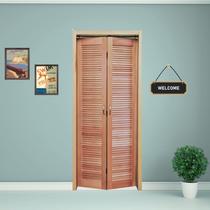 Porta Camarão Completa Veneziana Kit Preto 90x210cm em Madeira Maciça Cedro Arana