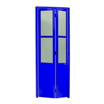 Porta Camarão Meia Lambril Meia Vidrão Linha 25 210x70cm Brimak Abertura Esquerda Azul Porta Camarão Meia Lambril Meia Vidrão Linha 25 210x70cm Brimak Abertura Esquerda Azul