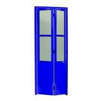 Porta Camarão Meia Lambril Meia Vidrão Linha 25 210x80cm Brimak Abertura Esquerda Azul Porta Camarão Meia Lambril Meia Vidrão Linha 25 210x80cm Brimak Abertura Esquerda Azul
