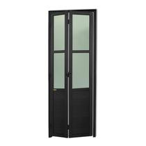 Porta Camarao Meia Lambril Meia Vidrao Linha 25 Vidro Boreal 210cm x 60cm Brimak Abertura Direita Preto Porta Camarao Meia Lambril Meia Vidrao Linha 25 Vidro Boreal 210cm x 60cm Brimak Abertura Direita Preto
