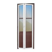 Porta Camarão Meia Lambril Meia Vidrão Linha 25 Vidro Reflex 210cm x 60cm Brimak Abertura Direita Mix Corten Porta Camarão Meia Lambril Meia Vidrão Linha 25 Vidro Reflex 210cm x 60cm Brimak Abertura Direita Mix Corten