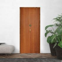 Porta Camarão Padrão Imbuia com Fecho Batente Ecológico 11 CM 82 x 2.10 Rodam Abertura Esquerda