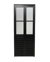Porta Camarão Palheta Completo C/Vidro Alumínio Preto L.25