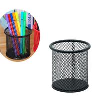 Porta Caneta Aramado Redondo - Preto