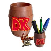 Porta Caneta Donkey Kong - Impressão 3D - Enfeite Mesa - Retrô