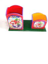 Porta caneta e porta clips em M D F. produto artesanal Porta caneta e porta clips em M D F. produto artesanal