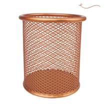 Porta Caneta Lápis Aramado Rose Gold Home Office Porta Caneta Lápis Aramado Rose Gold Home Office