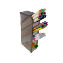 Porta Caneta Lápis Clips Borracha Pincéis Rack Organizador Multiuso Mesa Escritório - Universal Vendas