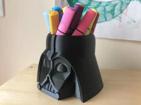 Porta Caneta Lápis Escritório Geek Star Wars Darth Vader