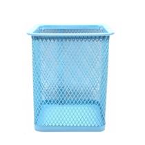 Porta Caneta Lápis Porta Treco Organizador de Mesa Aramado Quadrado 10x8cm