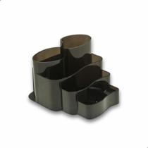 Porta Caneta Treco Material Escritorio Organizador Mesa Fumê