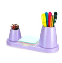 Porta Caneta - Trio Plus 3 em 1 - Pastel - Maxcril - Waleu Porta Caneta - Trio Plus 3 em 1 - Pastel - Maxcril - Waleu