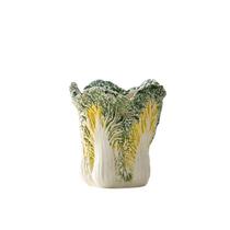 Porta-canetas com design de repolho cerâmico 10,5 x 7,8 x 11,5 cm