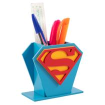 Porta Canetas de Mesa Super Heróis DC Superman Presente Geek - Wp Connect