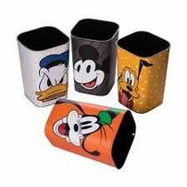 Porta canetas dec. mickey/amigos 4pecas