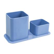 Porta Canetas e Clips DelloColor Azul Claro - Dello Porta Canetas e Clips DelloColor Azul Claro - Dello