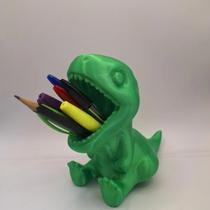 Porta Canetas E Lapis Dino Fofo Fofinho Mesa V2 Verde Pote Porta Canetas E Lapis Dino Fofo Fofinho Mesa V2 Verde Pote
