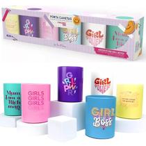 Porta canetas girls - by ana moraes - 6 unidades - newpen Porta canetas girls - by ana moraes - 6 unidades - newpen