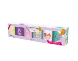 Porta Canetas Girls Kit C/6 - Newpen Porta Canetas Girls Kit C/6 - Newpen