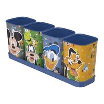 Porta Canetas Mickey e Minnie Mouse Decorados