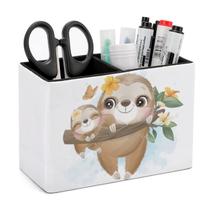 Porta-canetas Niapessel Cute Little Sloth Print Organizer