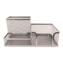 Porta Canetas Organizador de Mesa Bloco de Notas Grampos Clips Escritório Home Office Porta Canetas Organizador de Mesa Bloco de Notas Grampos Clips Escritório Home Office